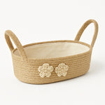 Load image into Gallery viewer, Nova Jute Basket with Bead Tassel &amp; Fabric Lining