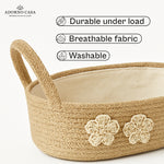 Load image into Gallery viewer, Nova Jute Basket with Bead Tassel &amp; Fabric Lining