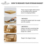 Load image into Gallery viewer, Nova Jute Basket with Bead Tassel &amp; Fabric Lining