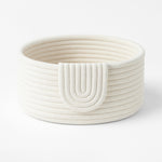 Load image into Gallery viewer, Vera Cotton Plain Flap Basket – Round Shape