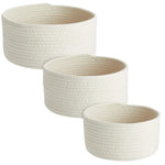 Load image into Gallery viewer, Sola Cotton Round Harmony Basket – Set of 3