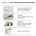 Load image into Gallery viewer, Sola Cotton Round Harmony Basket – Set of 3