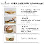 Load image into Gallery viewer, Beige Bloom Jute &amp; Cotton Basket with Lid – Set of 2