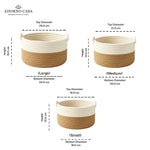 Load image into Gallery viewer, Terra Twist Handle Basket – Set of 3