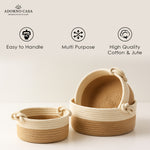 Load image into Gallery viewer, Terra Twist Handle Basket – Set of 3