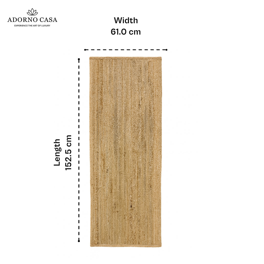 Aura Natural Braided Jute Rug