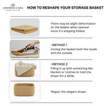 Load image into Gallery viewer, Terra Woven Rectangle Jute Basket – Set of 3