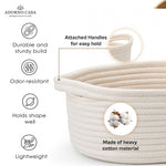 Load image into Gallery viewer, Luna Cotton Oval Carry Basket