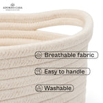 Load image into Gallery viewer, Luna Cotton Oval Carry Basket