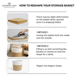 Load image into Gallery viewer, Sienna Jute &amp; Cotton Basket – Beige Whisper
