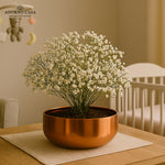 Load image into Gallery viewer, Halo Metallic Finish Rounded Metal Bowl
