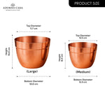 Load image into Gallery viewer, Solis Curved Metallic Finish Metal Planter Set of 2