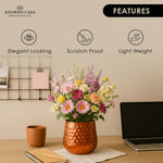 Load image into Gallery viewer, Aurum Hammered Finish Metal Accent Vase