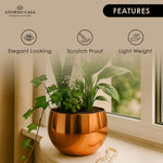 Load image into Gallery viewer, Lustre Metallic Finish Accent Metal Bowl
