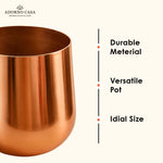 Load image into Gallery viewer, Lustre Gold Metallic Finish Accent Metal Vase