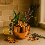 Load image into Gallery viewer, Lustre Metallic Finish Accent Metal Bowl
