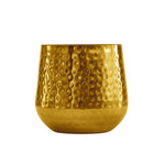 Load image into Gallery viewer, Aurum Hammered Finish Metal Accent Vase