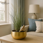 Load image into Gallery viewer, Halo Metallic Finish Rounded Metal Bowl
