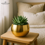 Load image into Gallery viewer, Lustre Metallic Finish Accent Metal Bowl
