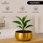 Load image into Gallery viewer, Halo Metallic Finish Rounded Metal Bowl
