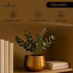 Load image into Gallery viewer, Lustre Sculpted Finish Accent Metal Bowl