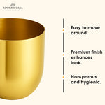 Load image into Gallery viewer, Auric Metal Polished Pots with Minimalist Curves