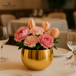 Load image into Gallery viewer, Lustre Metallic Finish Accent Metal Bowl
