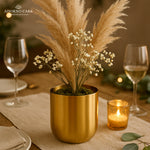 Load image into Gallery viewer, Auric Metal Polished Pots with Minimalist Curves