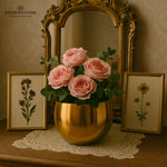 Load image into Gallery viewer, Lustre Metallic Finish Accent Metal Bowl
