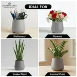 Load image into Gallery viewer, Noire Sculpt Matte Powder-Coated Metal Vase
