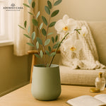 Load image into Gallery viewer, Noire Sculpt Matte Powder-Coated Metal Vase
