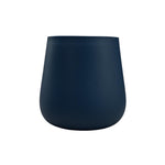 Load image into Gallery viewer, Noire Sculpt Matte Powder-Coated Metal Vase

