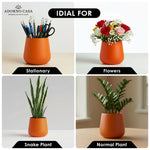 Load image into Gallery viewer, Noire Sculpt Matte Powder-Coated Metal Vase
