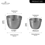 Load image into Gallery viewer, Solis Curved Metallic Finish Metal Planter Set of 2