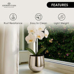 Load image into Gallery viewer, Lustre Gold Metallic Finish Accent Metal Vase