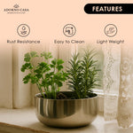 Load image into Gallery viewer, Halo Metallic Finish Rounded Metal Bowl
