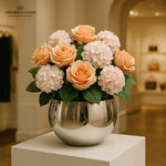 Load image into Gallery viewer, Lustre Metallic Finish Accent Metal Bowl
