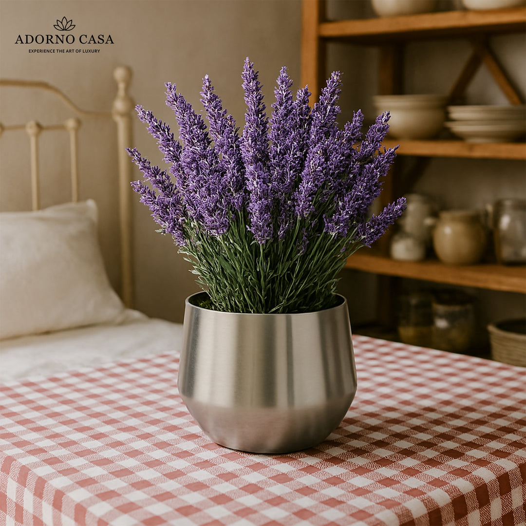 Lustre Sculpted Finish Accent Metal Bowl